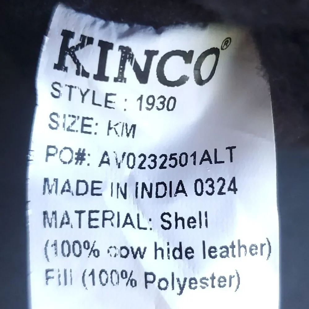 Kinco axeman leather